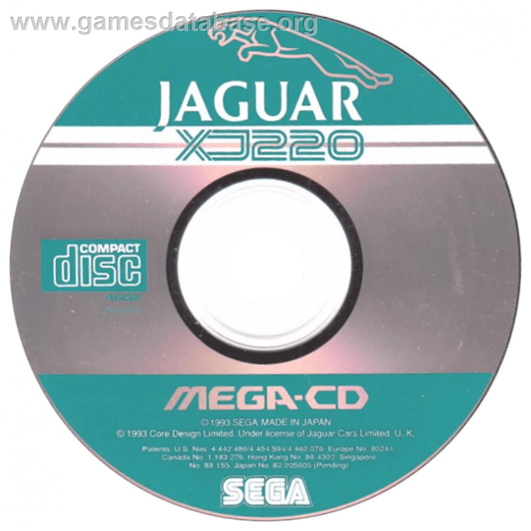 Jaguar XJ220 - Sega CD - Artwork - CD