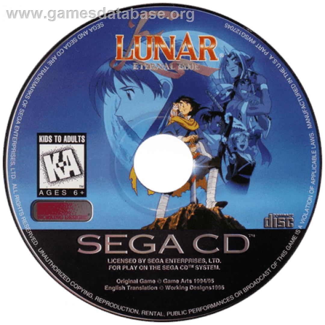 Lunar: Eternal Blue - Sega CD - Artwork - CD