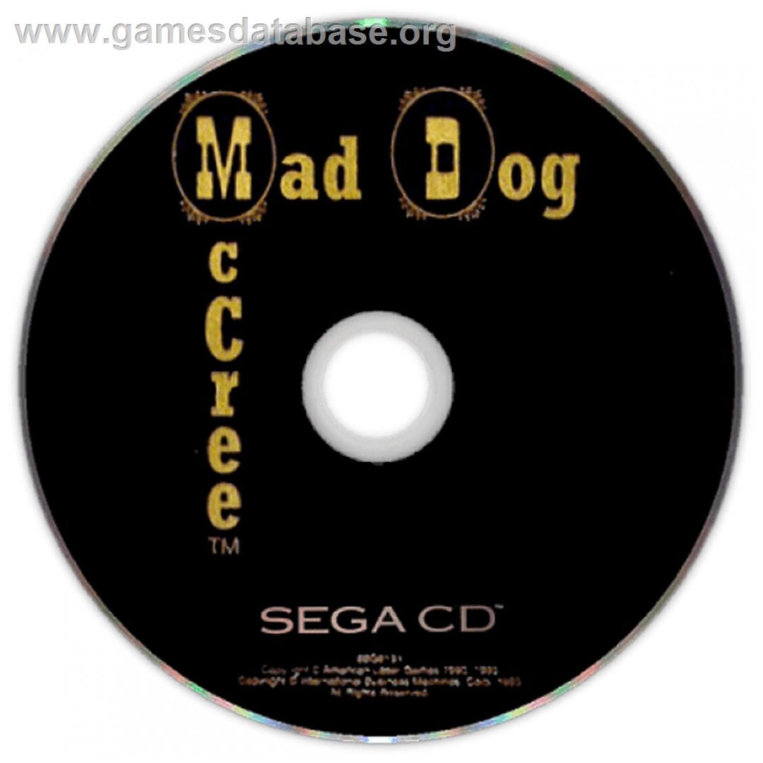 Mad Dog McCree - Sega CD - Artwork - CD