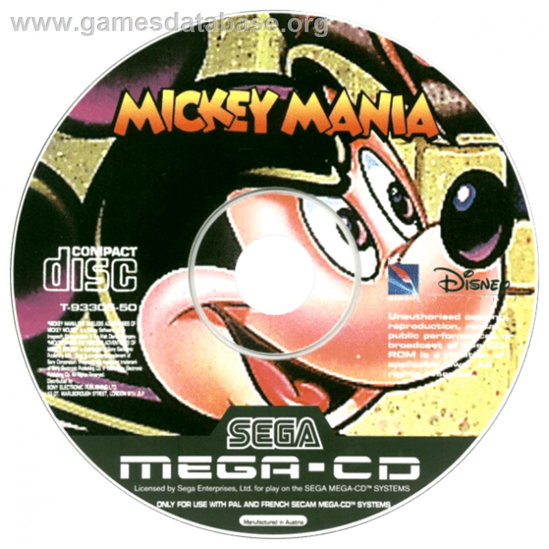 Mickey Mania - Sega CD - Artwork - CD