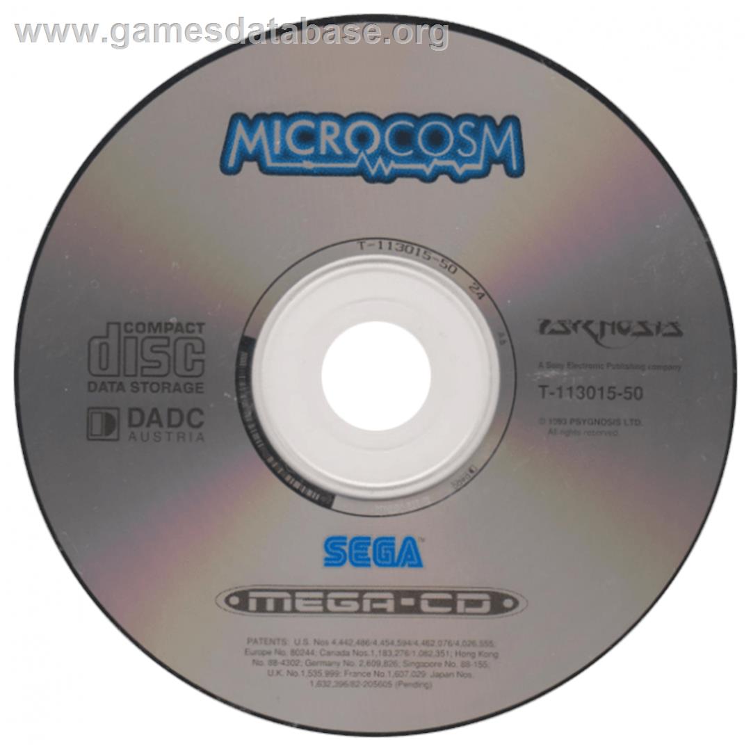 Microcosm - Sega CD - Artwork - CD