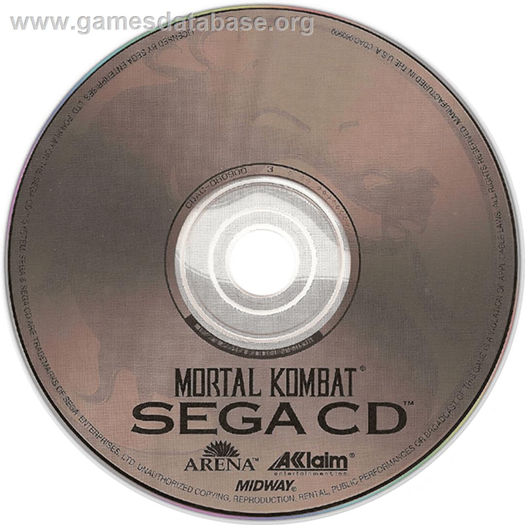 Mortal Kombat - Sega CD - Artwork - CD