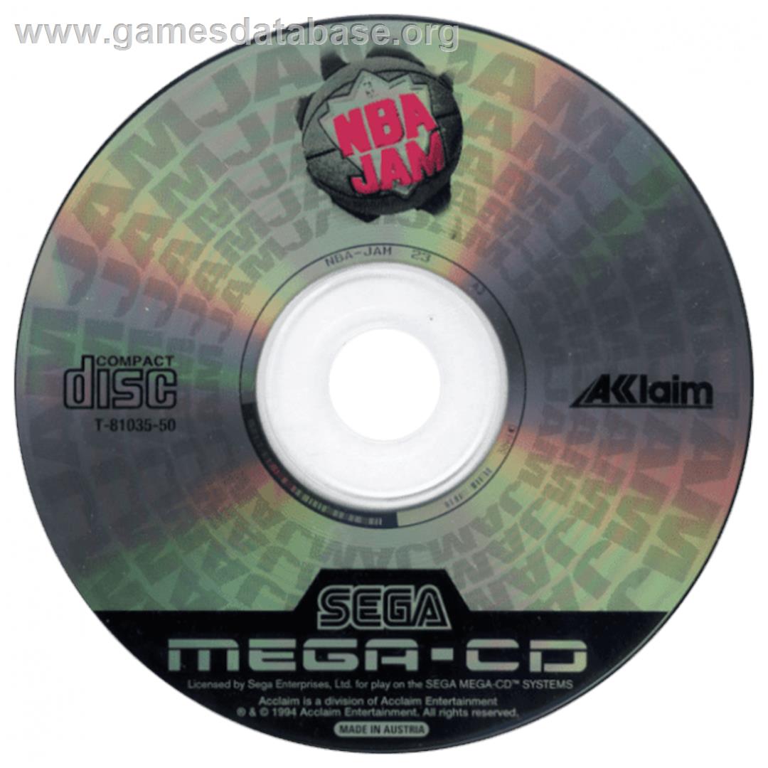 NBA Jam - Sega CD - Artwork - CD