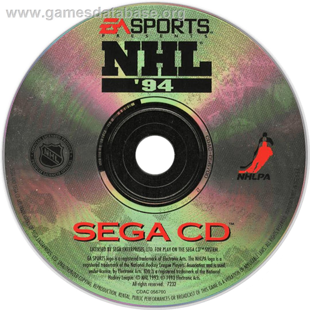 Nhl Hockey '94 - Sega CD - Artwork - CD