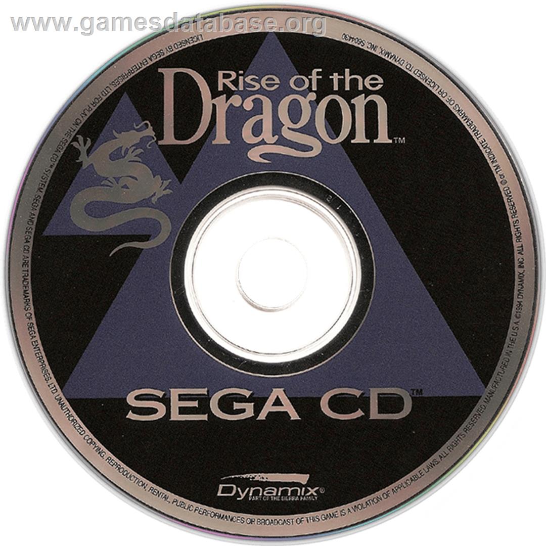 Rise Of The Dragon - Sega CD - Artwork - CD