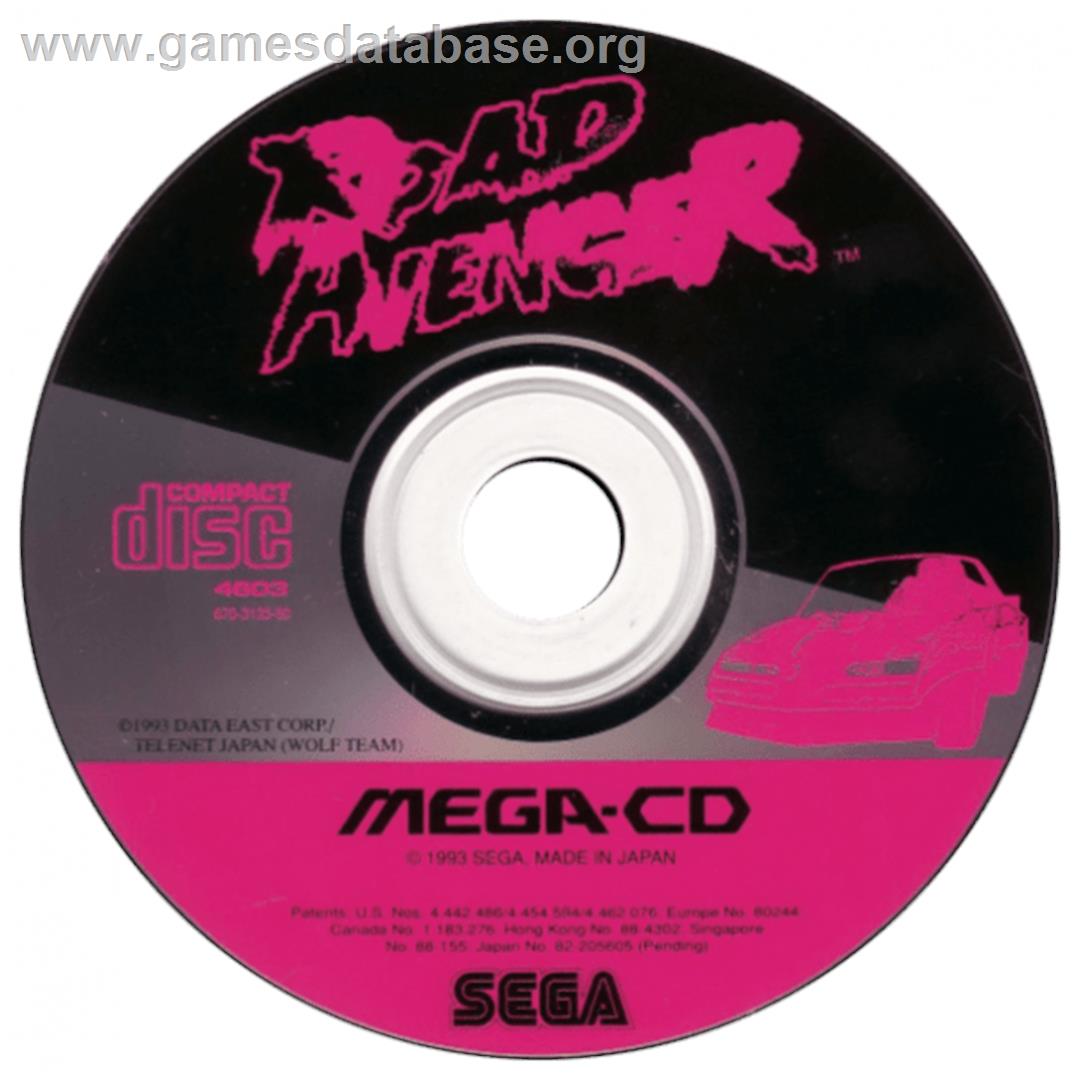 Road Avenger - Sega CD - Artwork - CD