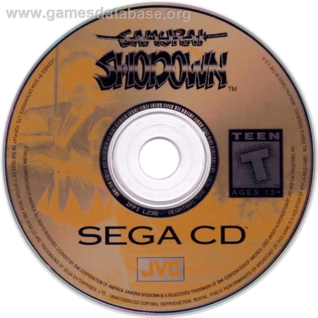 Samurai Shodown - Sega CD - Artwork - CD