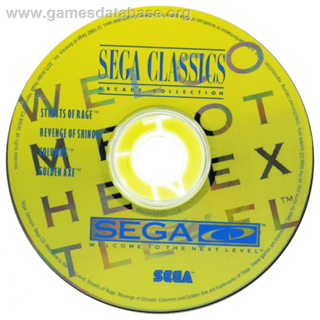 Sega Classics Arcade Collection (Limited Edition) - Sega CD - Artwork - CD