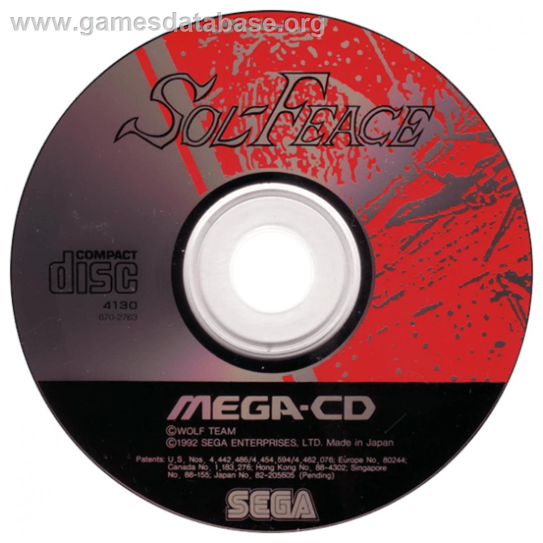 Sol-Feace - Sega CD - Artwork - CD