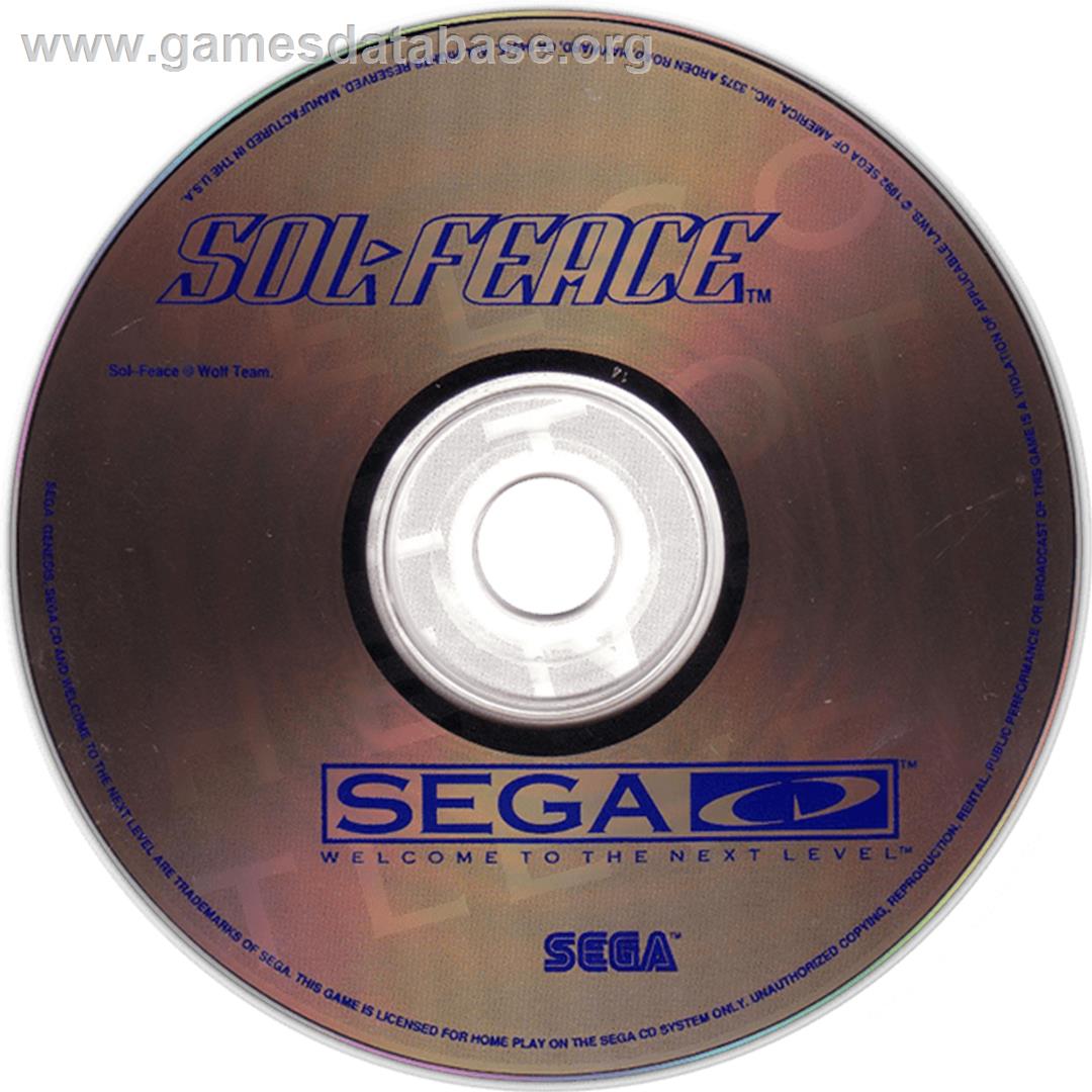 Sol-feace - Sega CD - Artwork - CD