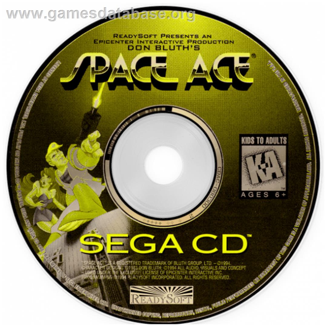 Space Ace - Sega CD - Artwork - CD