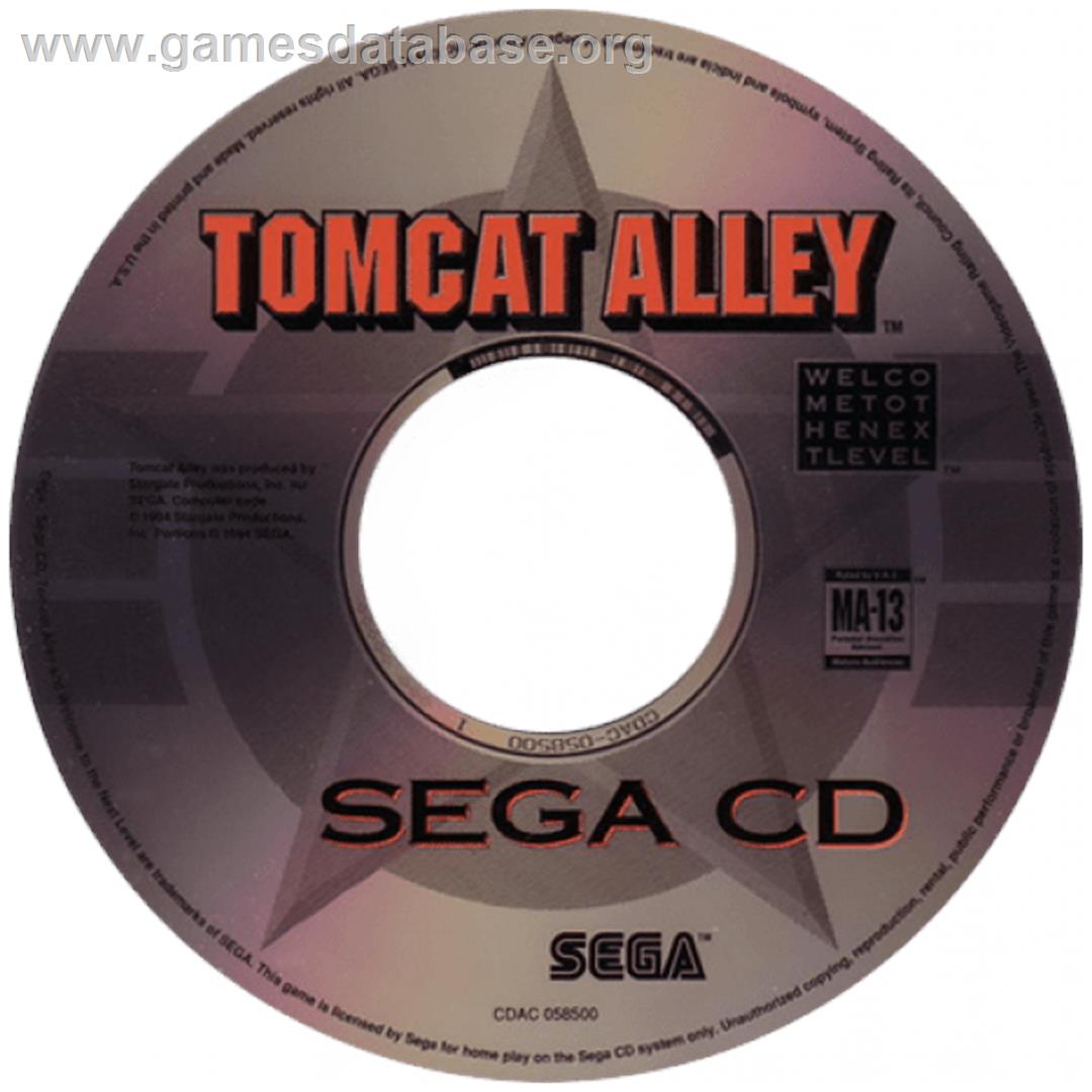 Tomcat Alley - Sega CD - Artwork - CD
