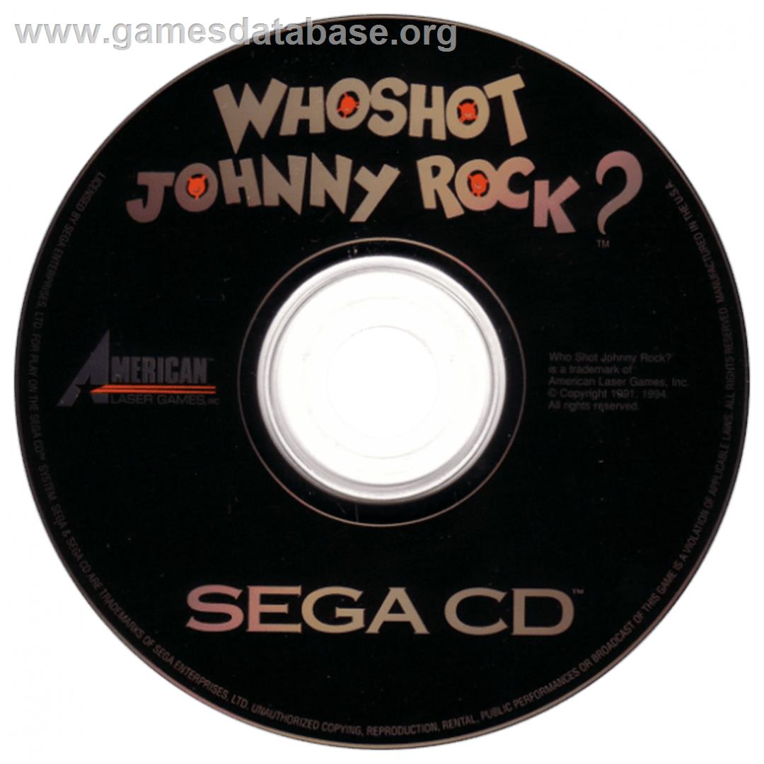 Who Shot Johnny Rock? v1.6 - Sega CD - Artwork - CD