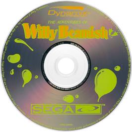 Cartridge artwork for Adventures of Willy Beamish on the Sega CD.