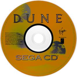 Cartridge artwork for Dune on the Sega CD.