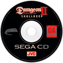 Cartridge artwork for Dungeon Master 2 - Skullkeep on the Sega CD.
