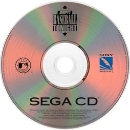 Cartridge artwork for Espn Baseball Tonight on the Sega CD.
