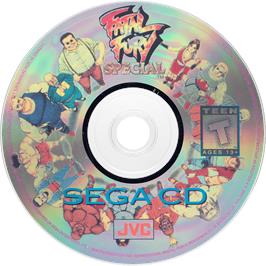 Cartridge artwork for Fatal Fury Special on the Sega CD.