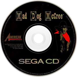 Cartridge artwork for Mad Dog Mccree on the Sega CD.