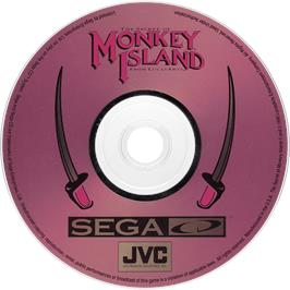 Cartridge artwork for Secret of Monkey Island on the Sega CD.