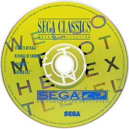 Cartridge artwork for Sega Classics Arcade Collection (Limited Edition) on the Sega CD.