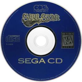 Cartridge artwork for Soul Star on the Sega CD.