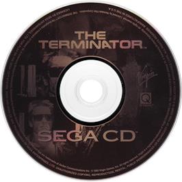 Cartridge artwork for Terminator, The on the Sega CD.