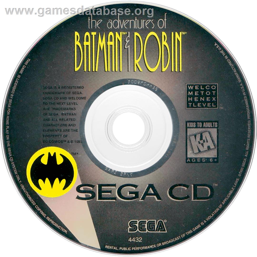 Adventures of Batman & Robin - Sega CD - Artwork - Cartridge