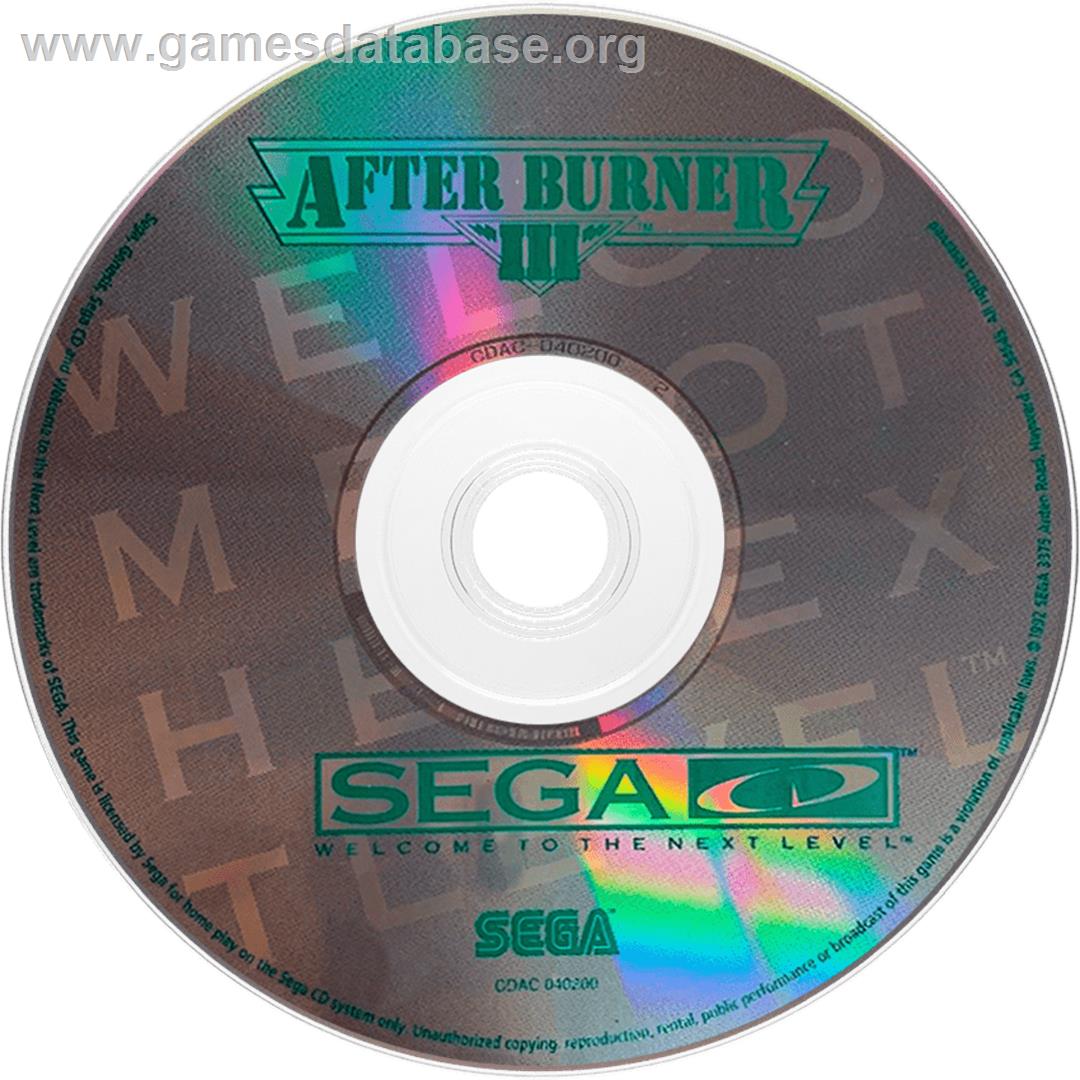 After Burner 3 - Sega CD - Artwork - Cartridge