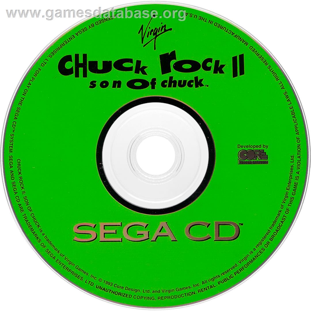 Chuck Rock 2: Son of Chuck - Sega CD - Artwork - Cartridge