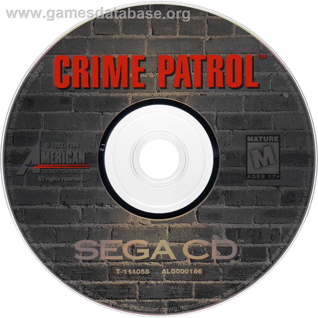 Crime Patrol - Sega CD - Artwork - Cartridge