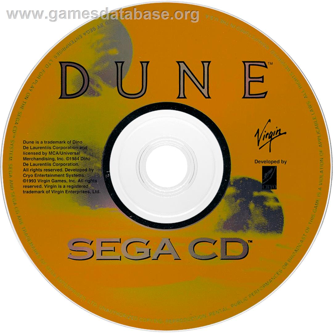 Dune - Sega CD - Artwork - Cartridge