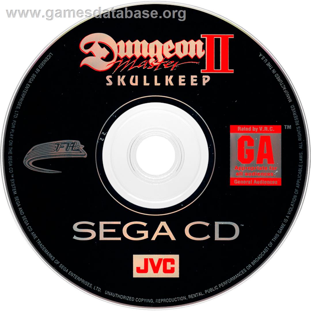 Dungeon Master II: The Legend of Skullkeep - Sega CD - Artwork - Cartridge