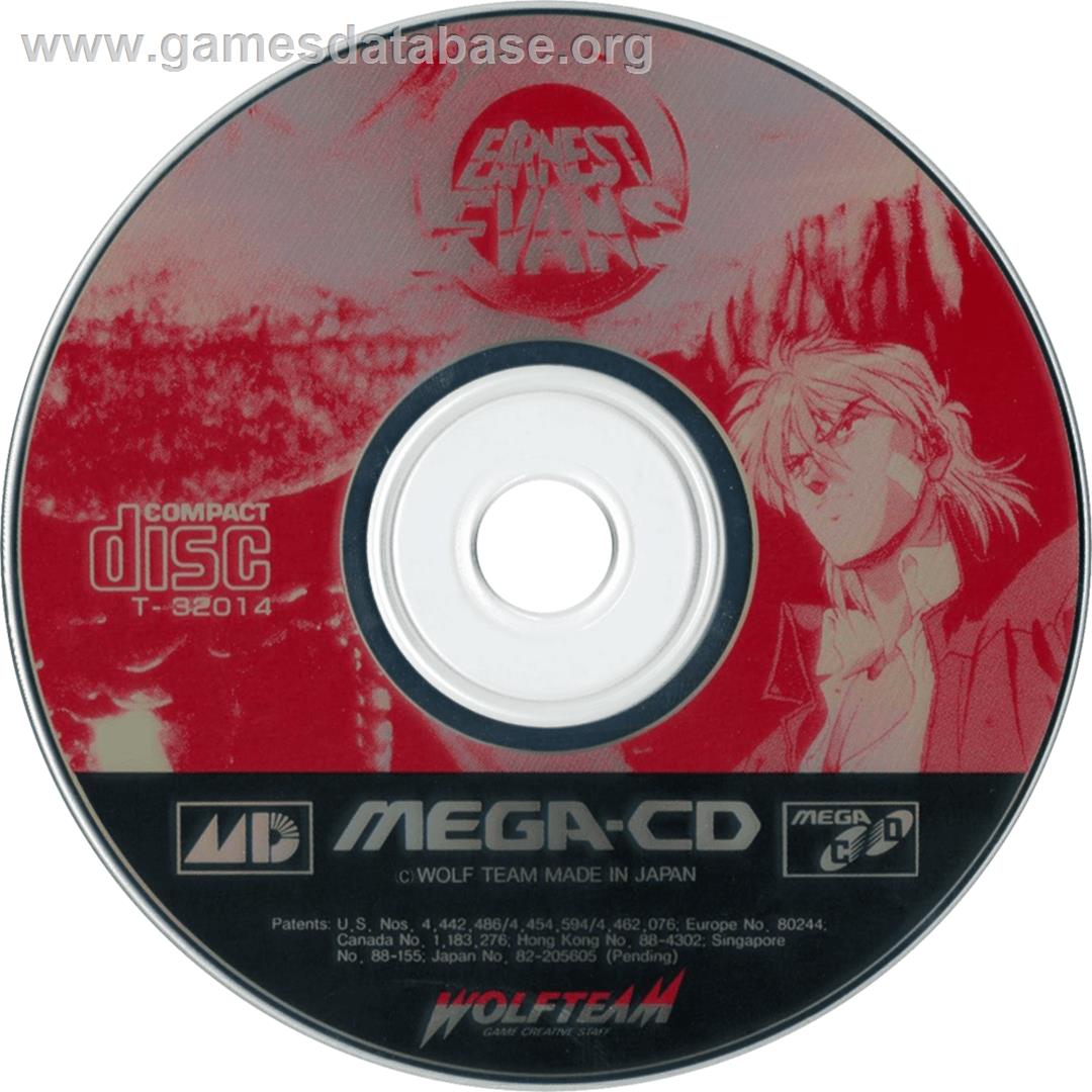 Earnest Evans - Sega CD - Artwork - Cartridge