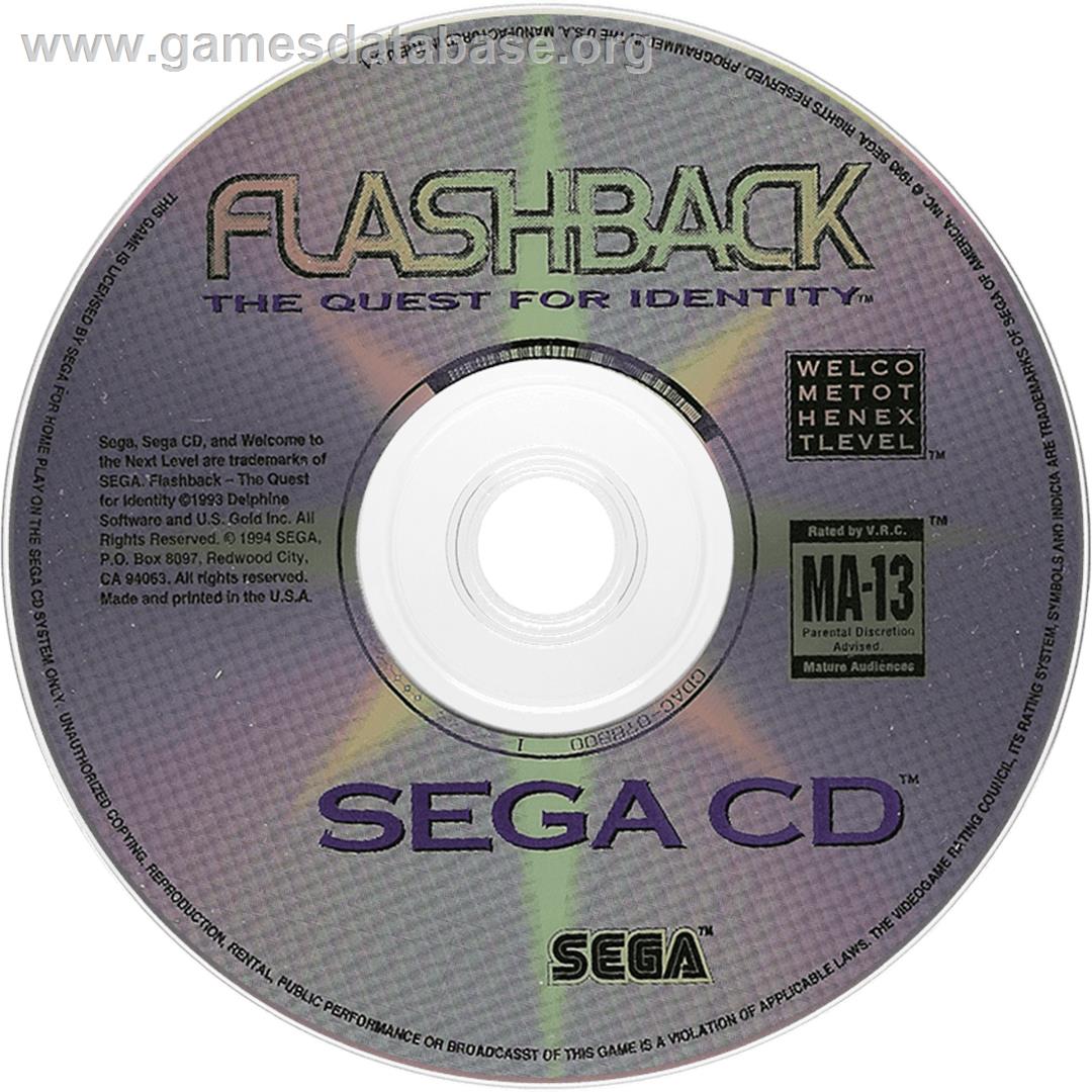 Flashback - Sega CD - Artwork - Cartridge