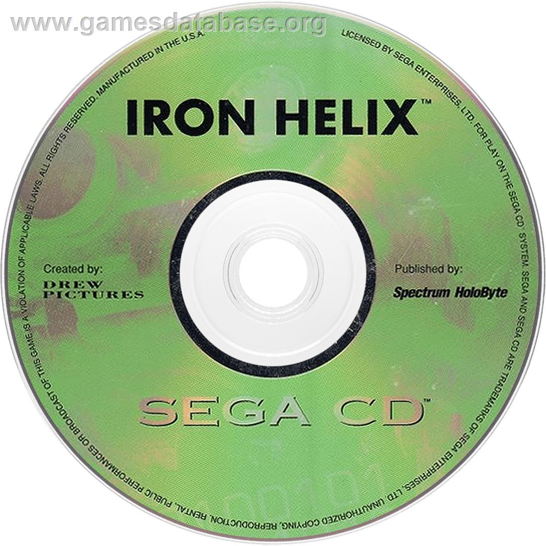 Iron Helix - Sega CD - Artwork - Cartridge
