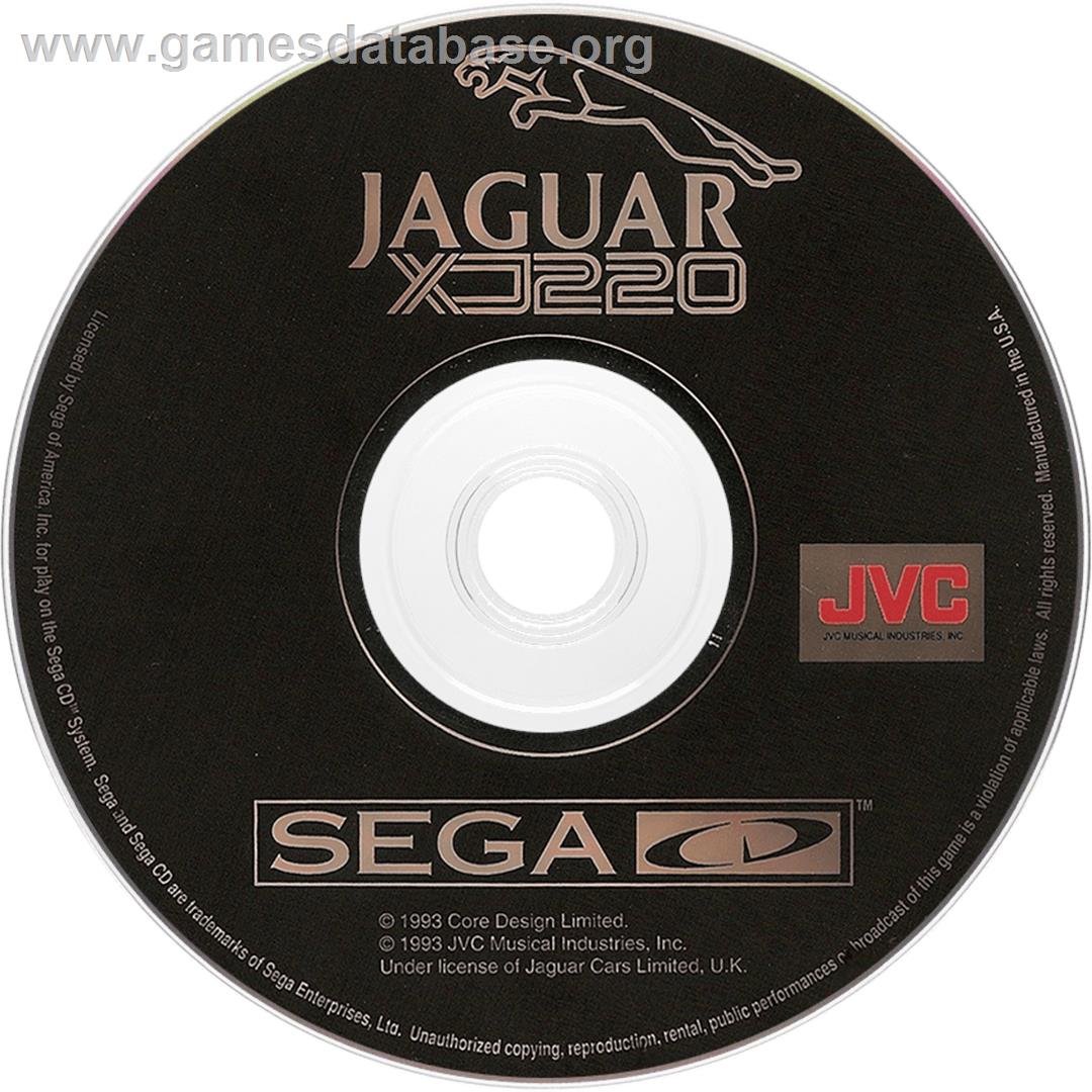 Jaguar XJ220 - Sega CD - Artwork - Cartridge