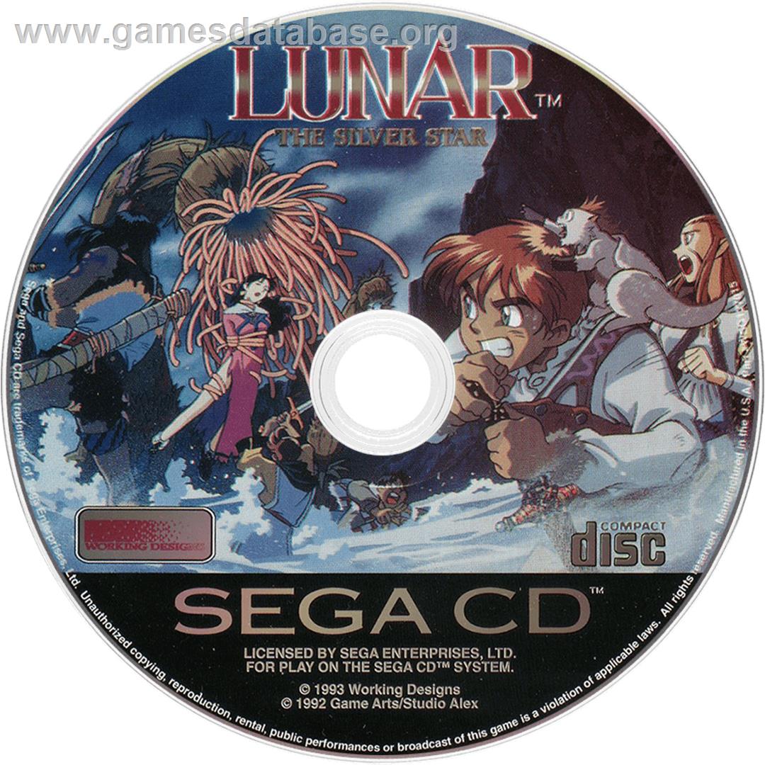 Lunar - The Silver Star - Sega CD - Artwork - Cartridge