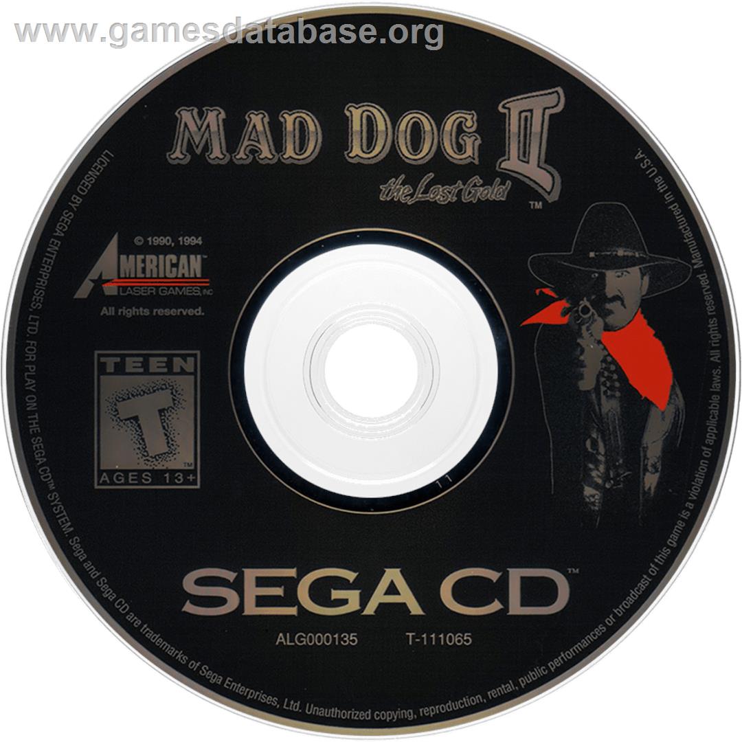 Mad Dog II: The Lost Gold v2.04 - Sega CD - Artwork - Cartridge