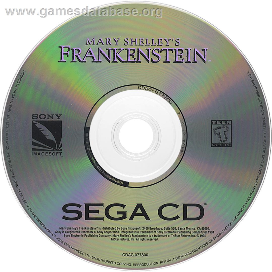 Mary Shelley's Frankenstein - Sega CD - Artwork - Cartridge
