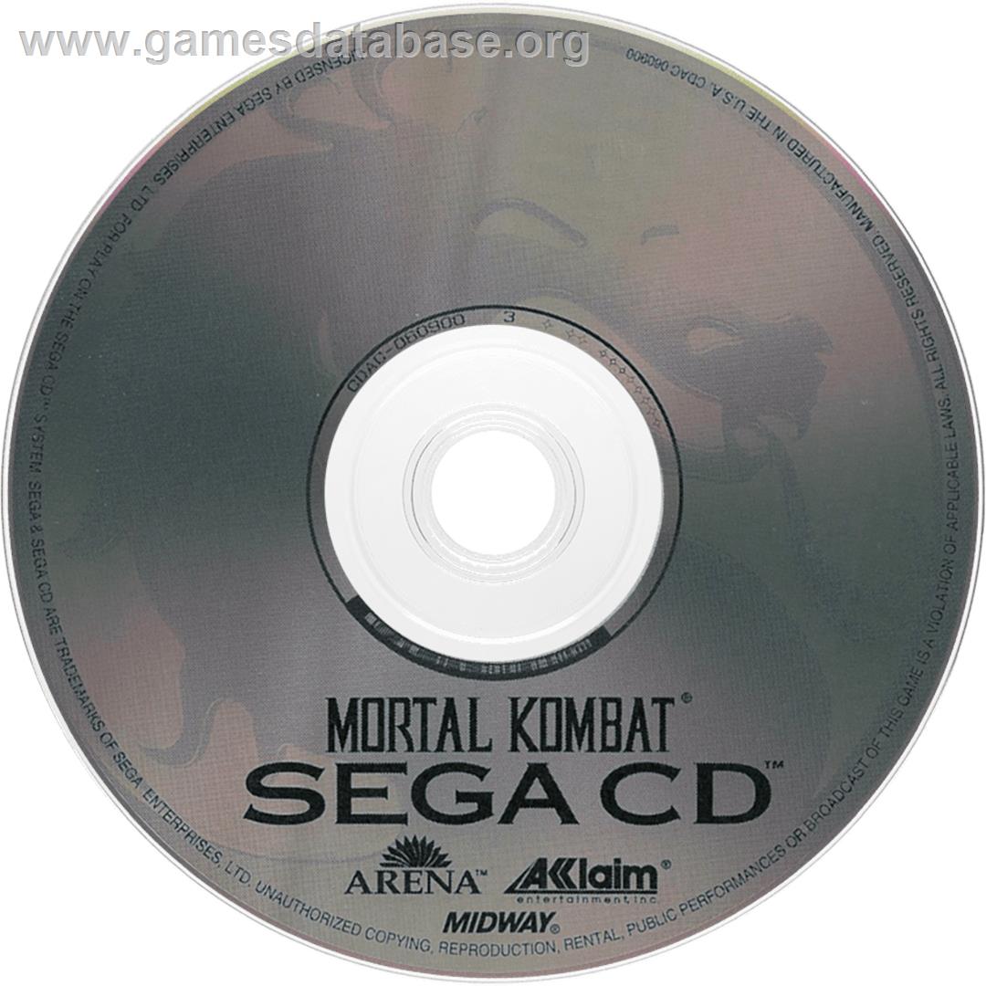 Mortal Kombat - Sega CD - Artwork - Cartridge