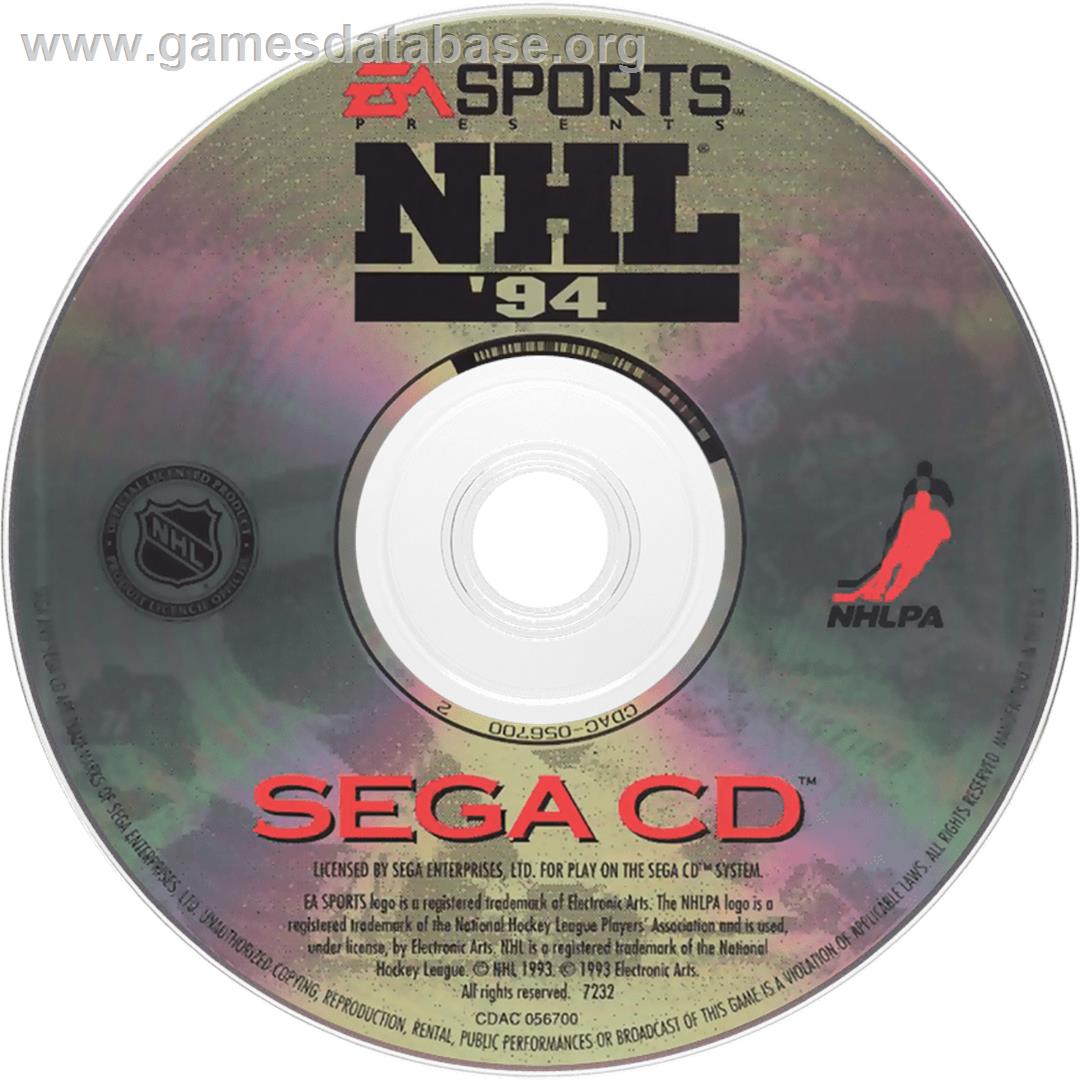 Nhl Hockey '94 - Sega CD - Artwork - Cartridge
