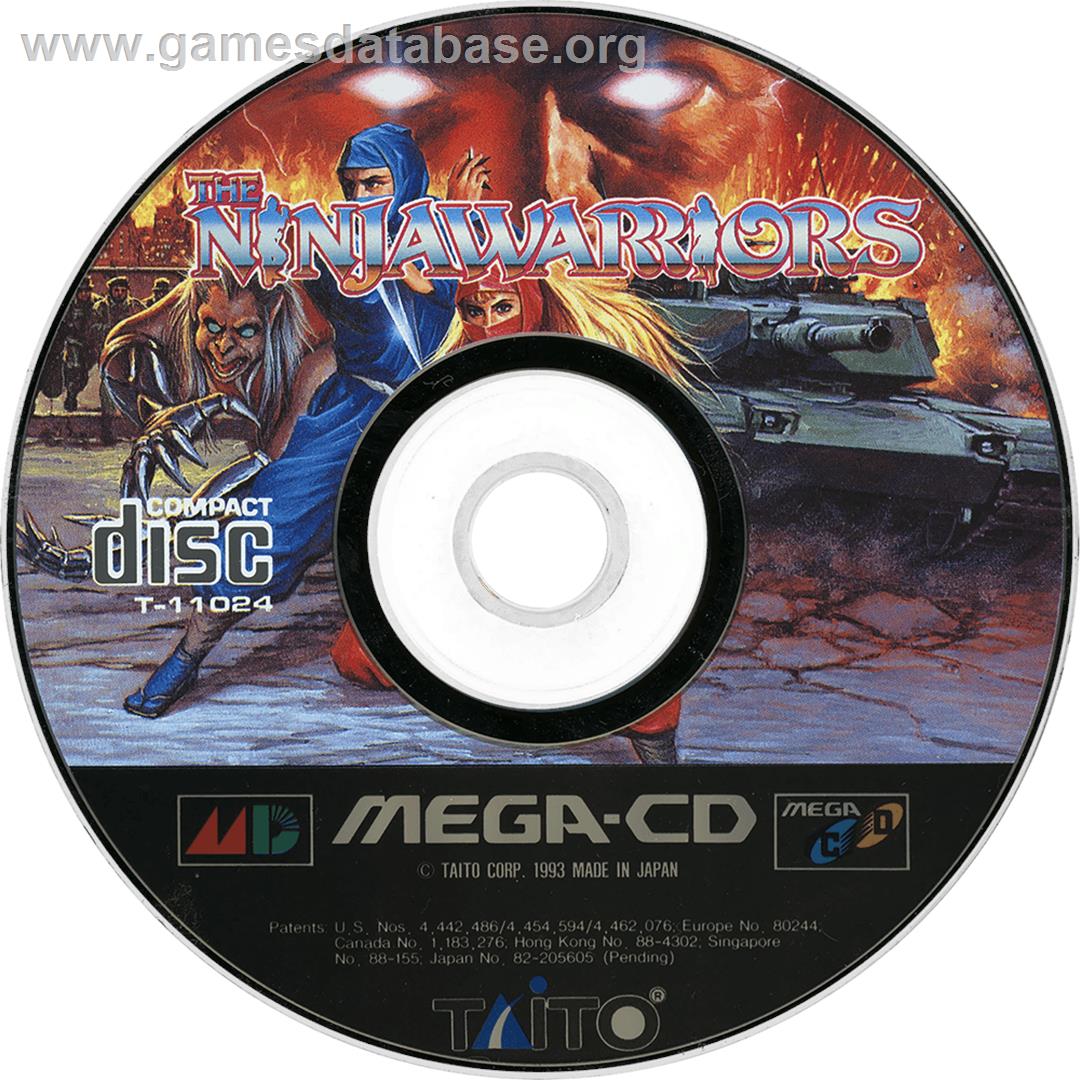 Ninja Warriors, The - Sega CD - Artwork - Cartridge