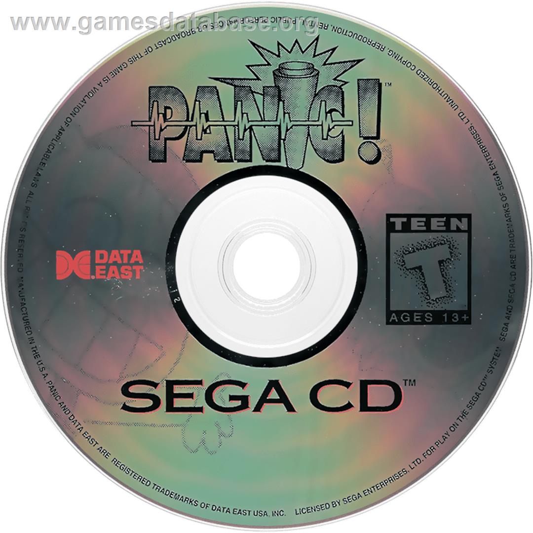 Panic! - Sega CD - Artwork - Cartridge