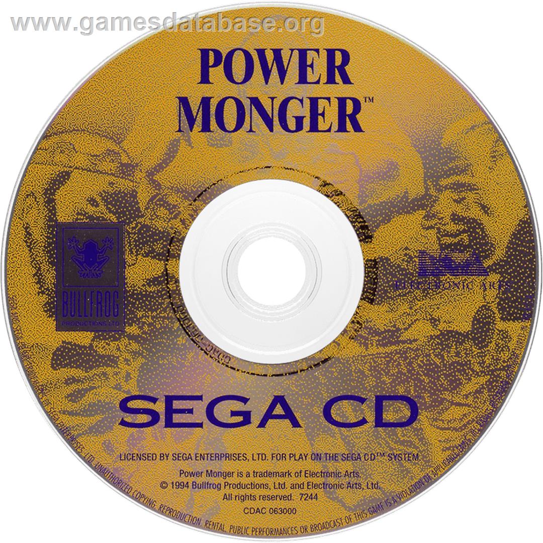Powermonger - Sega CD - Artwork - Cartridge