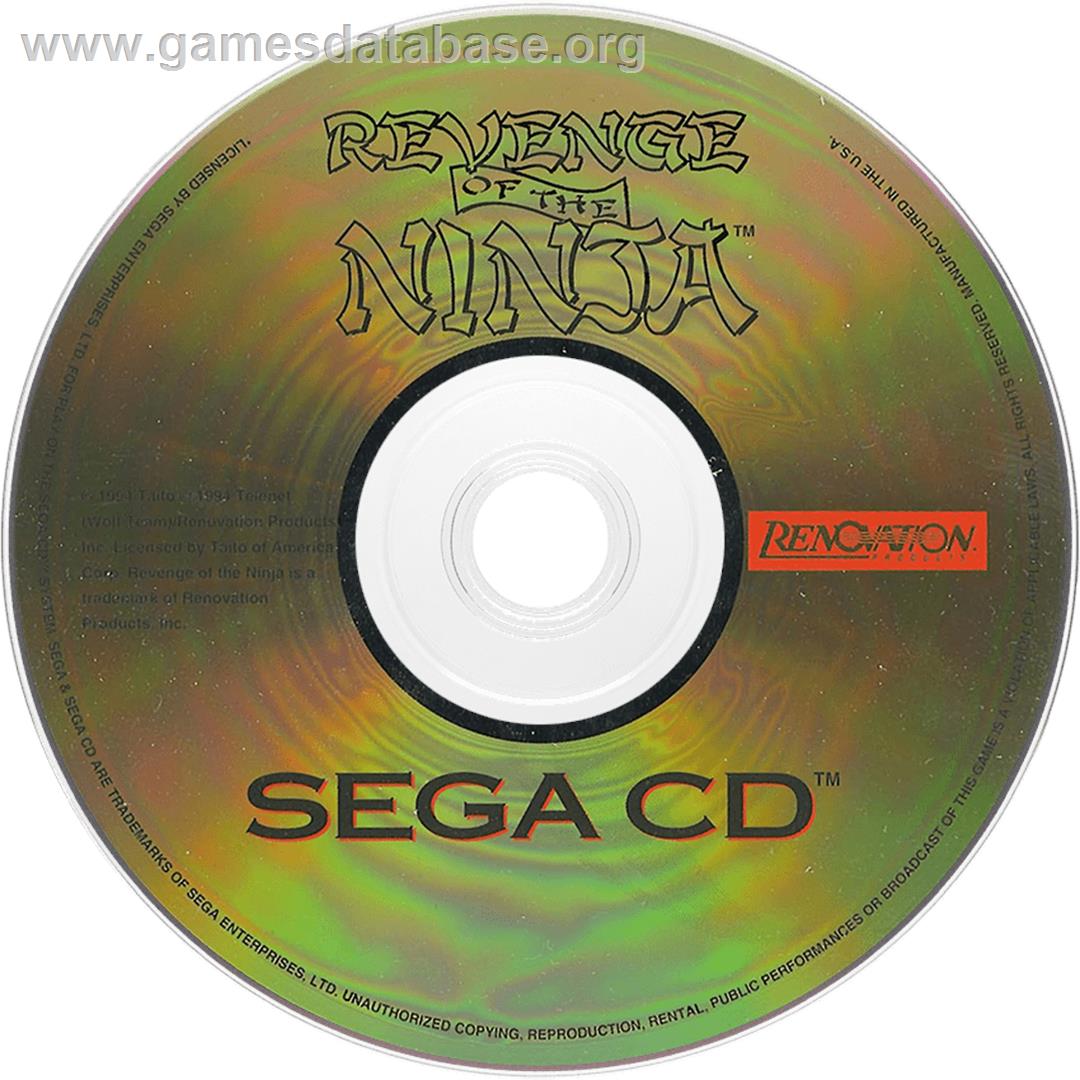 Revenge Of The Ninja - Sega CD - Artwork - Cartridge