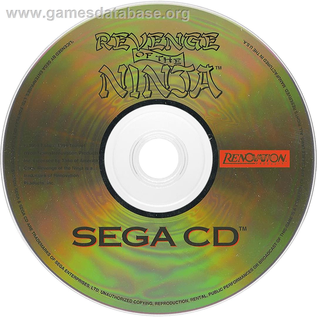 Revenge of the Ninja - Sega CD - Artwork - Cartridge