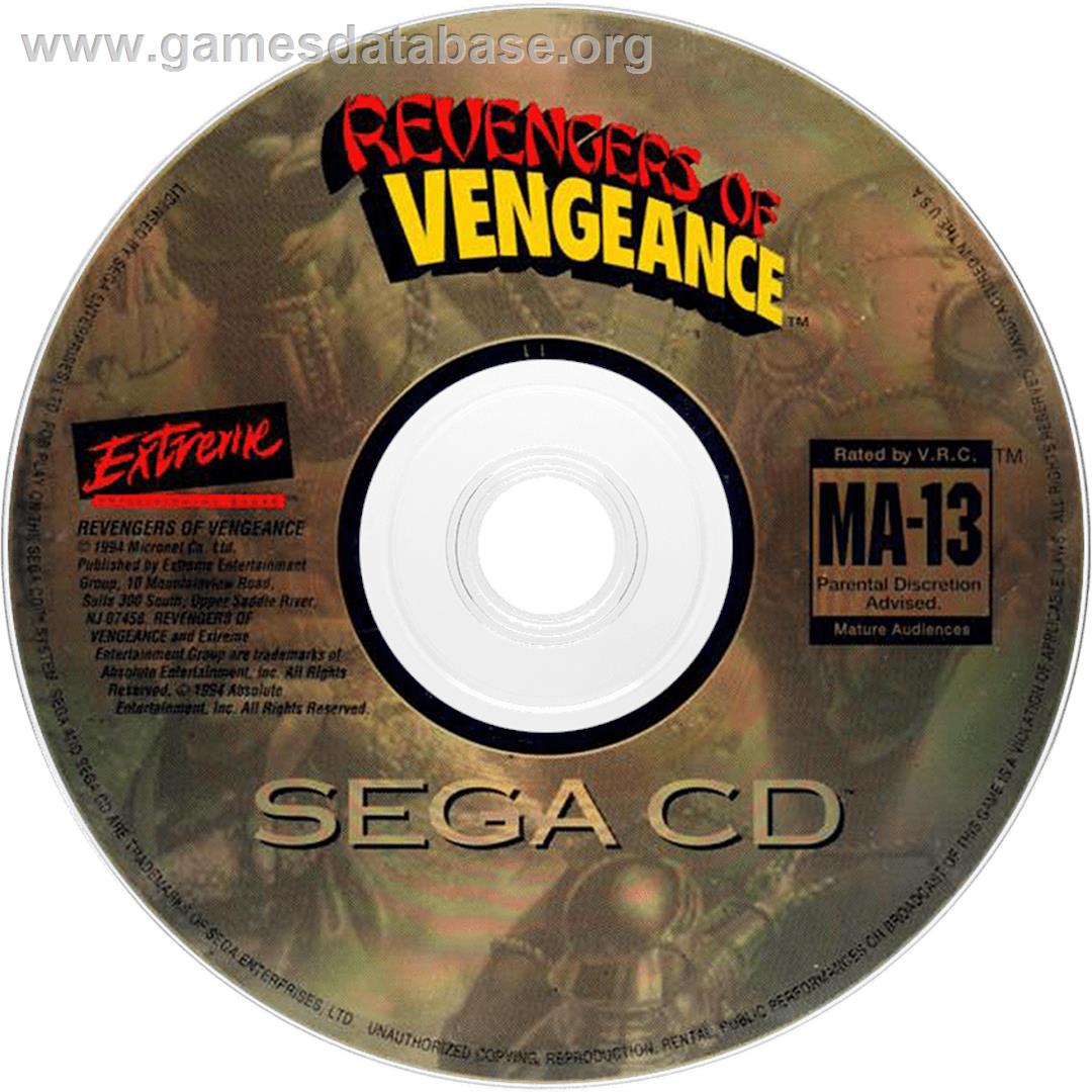 Revengers of Vengeance - Sega CD - Artwork - Cartridge
