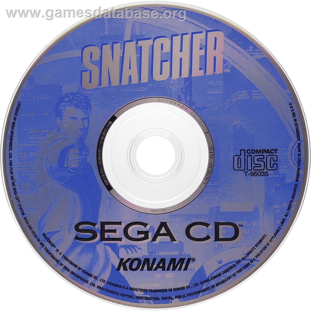 Snatcher - Sega CD - Artwork - Cartridge
