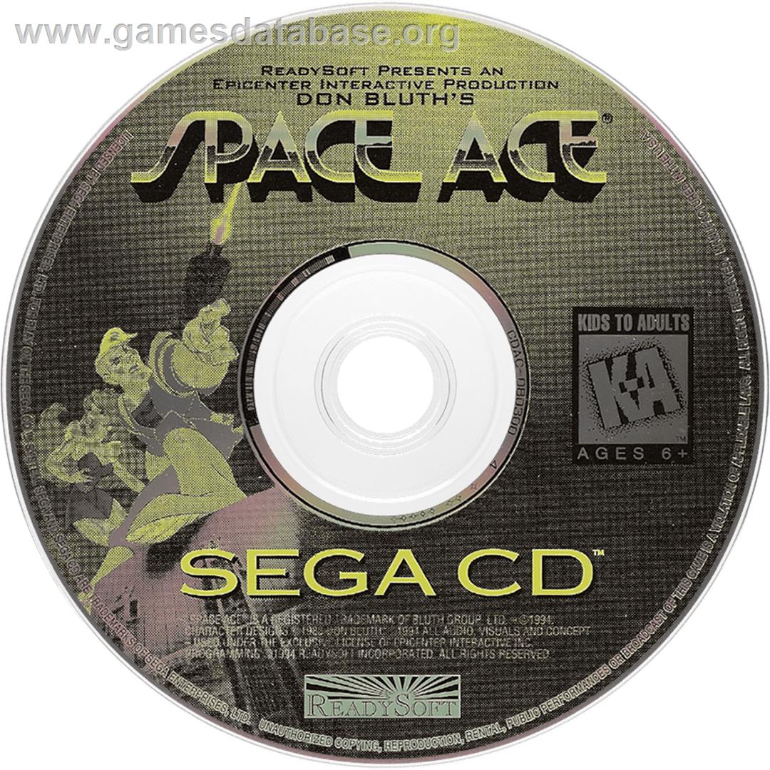 Space Ace - Sega CD - Artwork - Cartridge